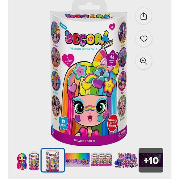 NWT DECORA GIRLS COLLECTIBLE DOLLS - Picture 3 of 9